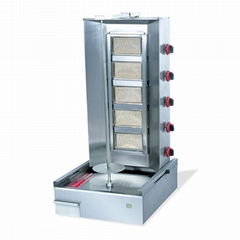 Gas Doner Kebab Shawarma Machine Philippines With 4Burner