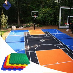 Badminton basketball court interlocking sport flooring mat