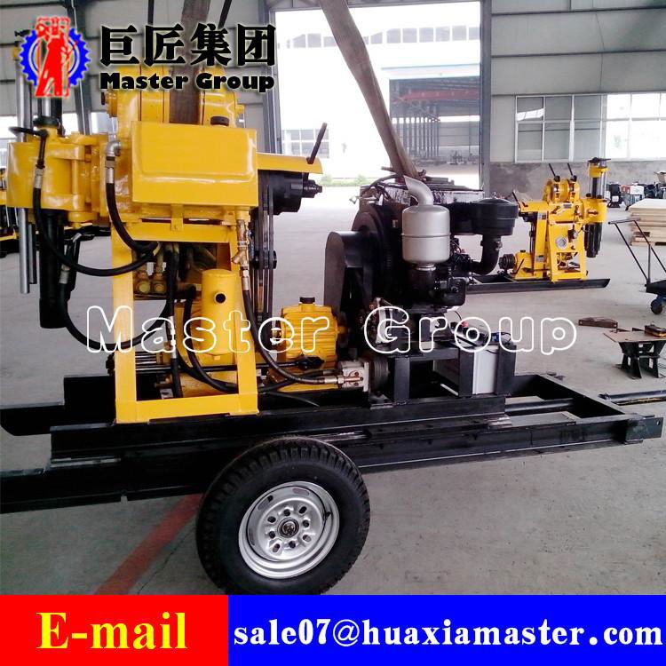 XYX-200 Wheeled Water Well Drilling Rig walking water well drilling rig 4