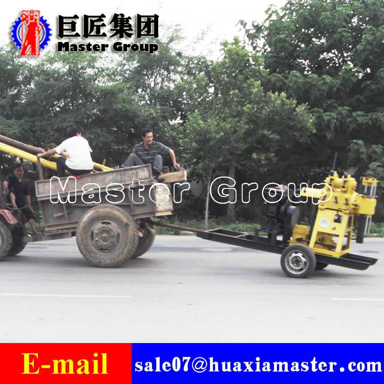 XYX-200 Wheeled Water Well Drilling Rig walking water well drilling rig 5