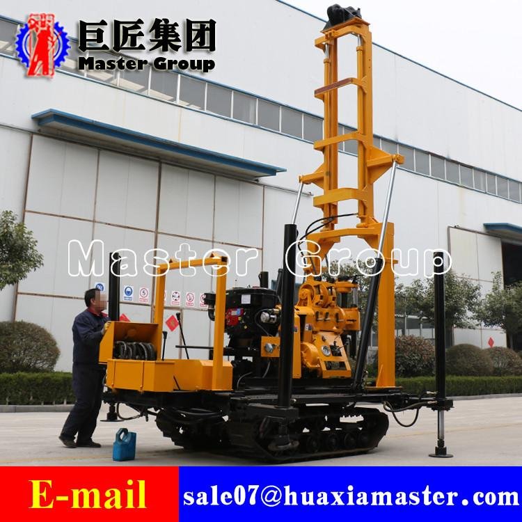 XYD-200 Crawler Water Well Drilling Rig depth of 200m 4