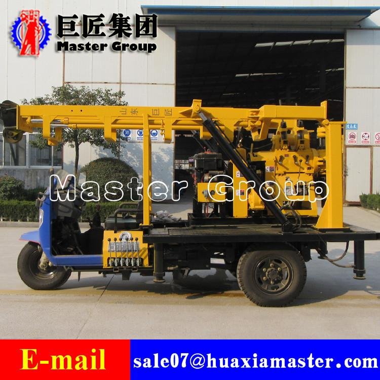 Geological investigation YC-200A Tricycle Water Well Drilling Rig 4