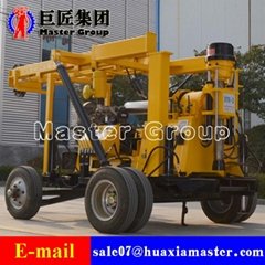 XYX-3 Wheeled Hydraulic Core Drilling Rig wheels portable drilling machine