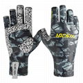 Customized Good Quality Fingerless Fishing Kayaking Gloves SPF 50+ UV Sun Gloves 4