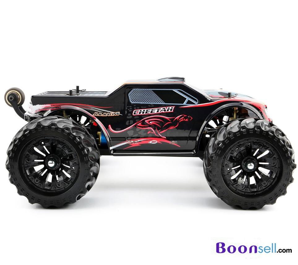 JLB Cheetah 1:10 2.4GHz 4WD RC Racing Car - RTR - RED WITH BLACK