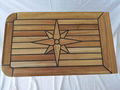 Marine Boat RV Motorhome Teak Decking Table Nautic Star Balcony 2 Sizes 2