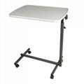 Medical Adjustable Overbed Bedside Table