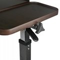 Medical Adjustable Overbed Bedside Table with Wheels (Hospital and Home Use) 3