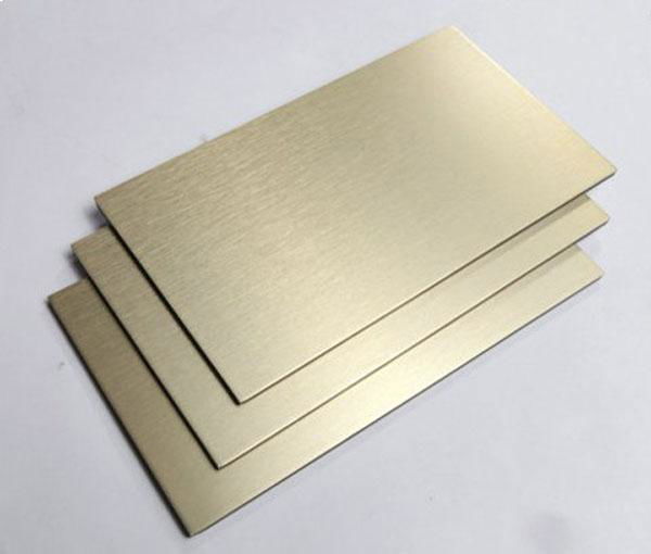 1220X2440X3mm Silver Brushed ACP for Sign Board Panel Display Panel ACP 3