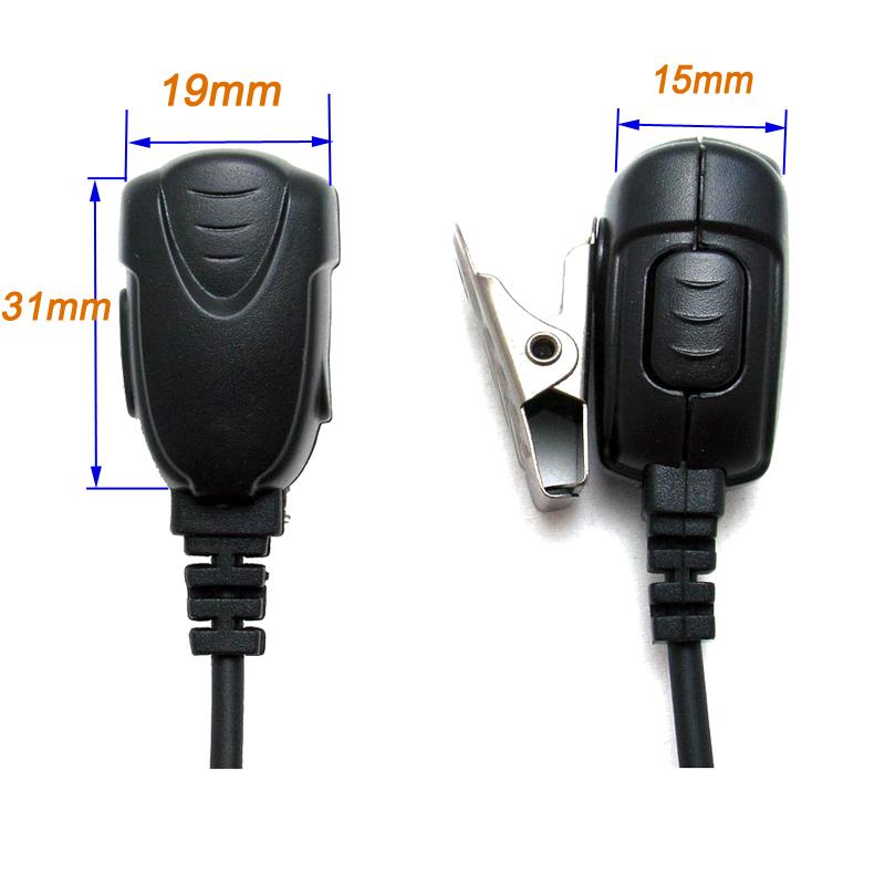 walkie talkie Clear tube earpiece for Baofeng Kenwood walkie talkie 3