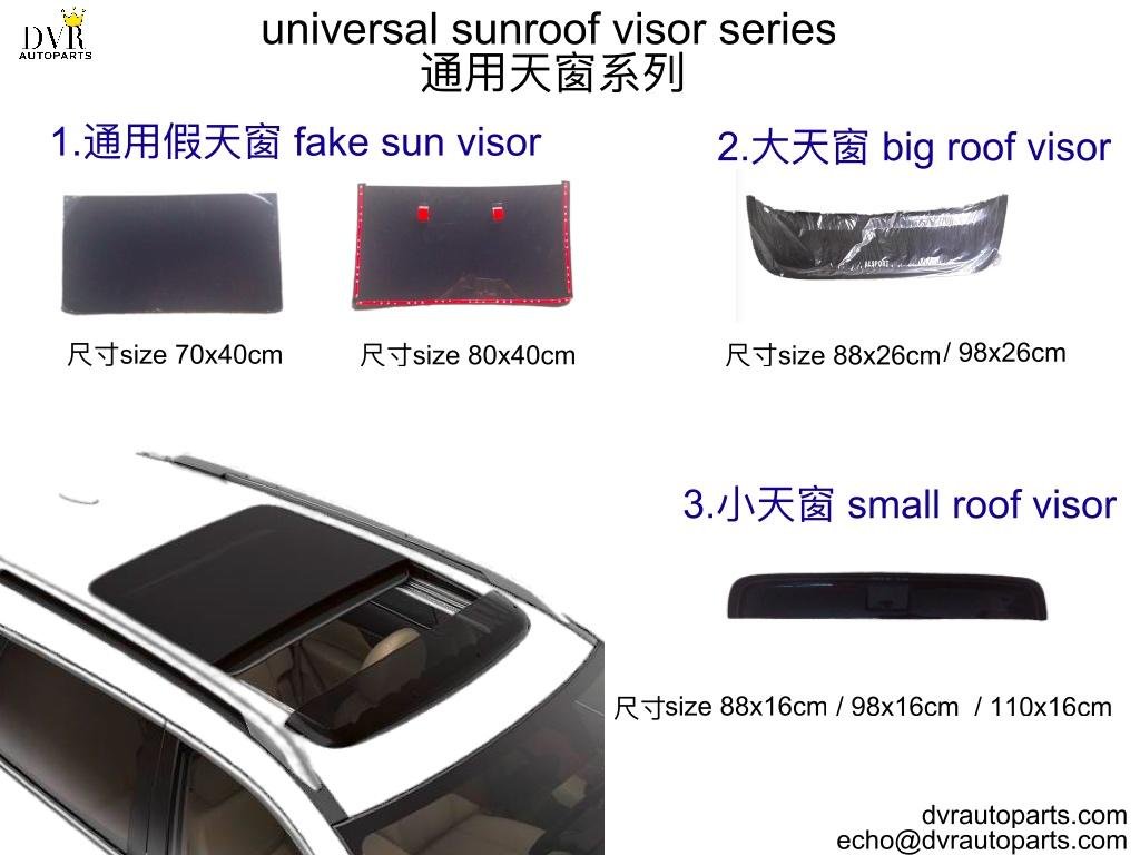 car universal sunroof deflector