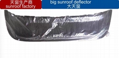 universal sun deflector black color