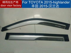 toyota 2015on highlander wind delector double color