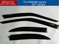 kia nissan hyundai toyota window visor black color 4