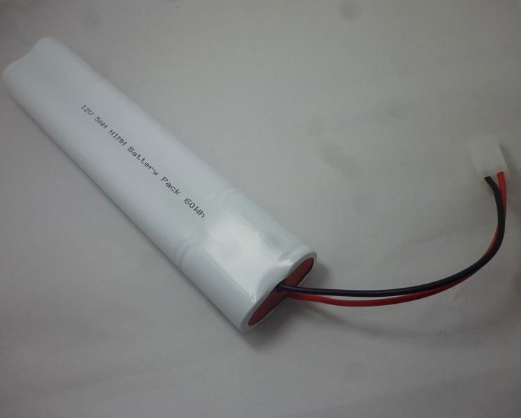 12V 5000mAh 10xTH NiMH battery pack Flat Pack