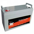 12v100ah deep cycle battery for solar