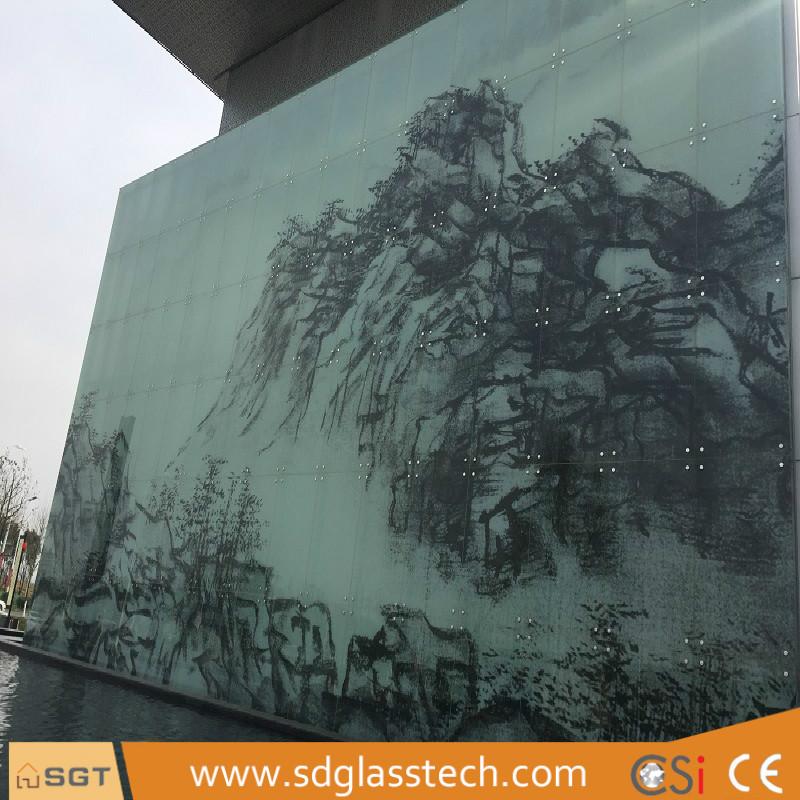 Low Iron Tempered Digital Printing Glass 2