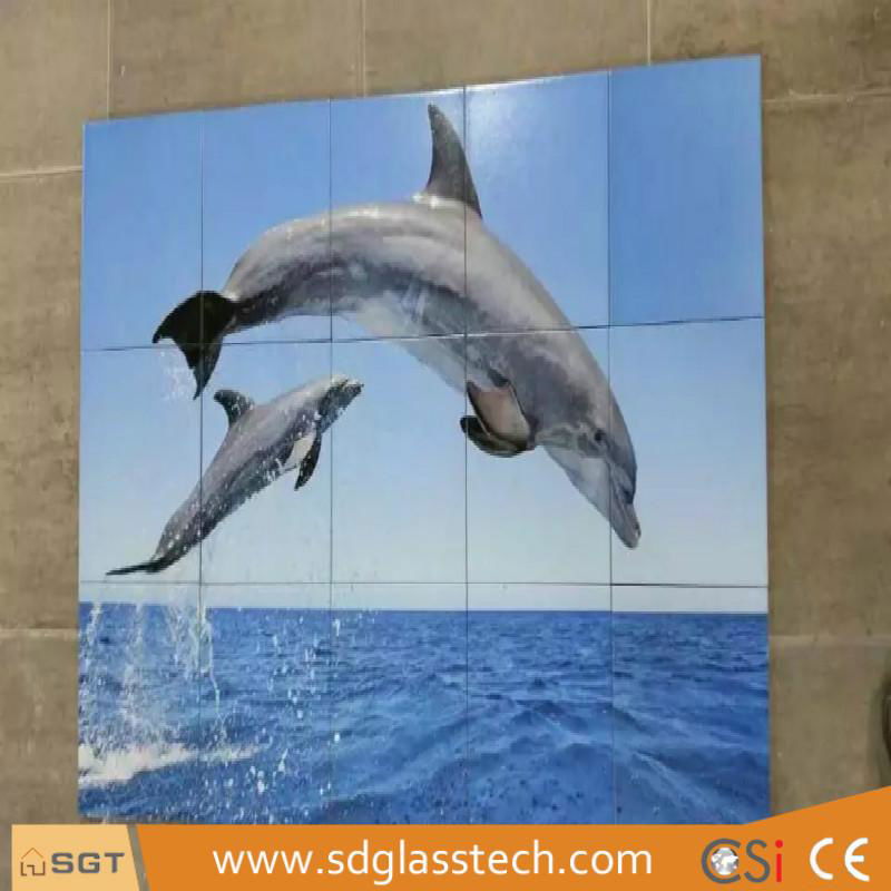 Low Iron Tempered Digital Printing Glass 4