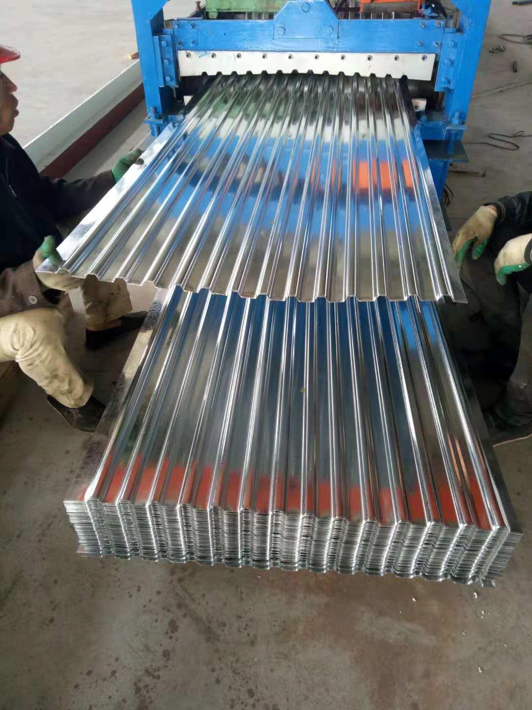 不锈钢瓦楞板彩钢瓦 0.5 -1.5MM加工定制 2
