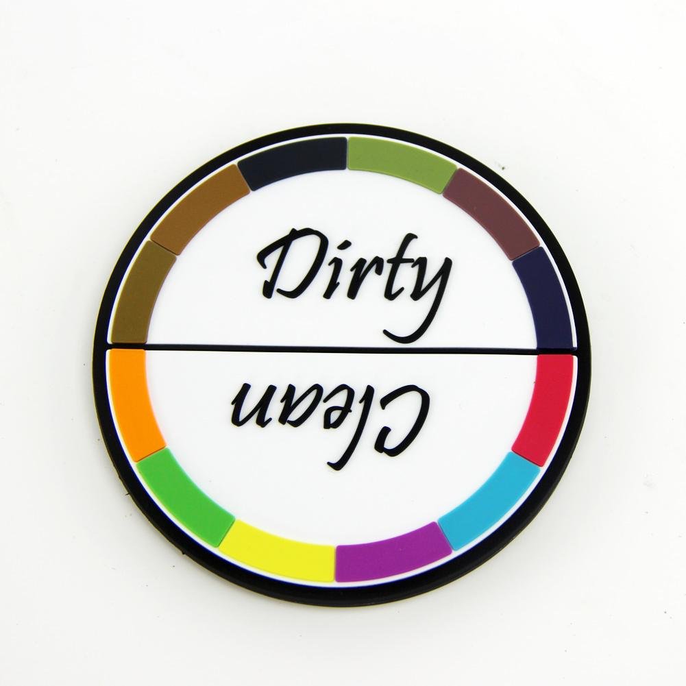 DZIMTT Dishwasher Magnet Sign Dishwasher Clean Dirty Sign