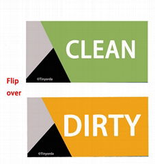 DZIMTT Dishwasher Magnet Sign Dishwasher Clean Dirty Sign