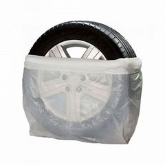 Disposable Plastic Car Wheel Covers