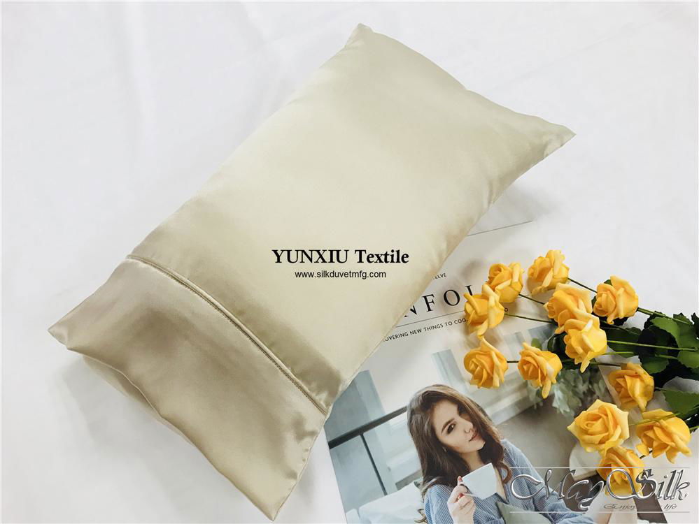 22mm mulberry Silk Pillowcase with high quality No MOQ