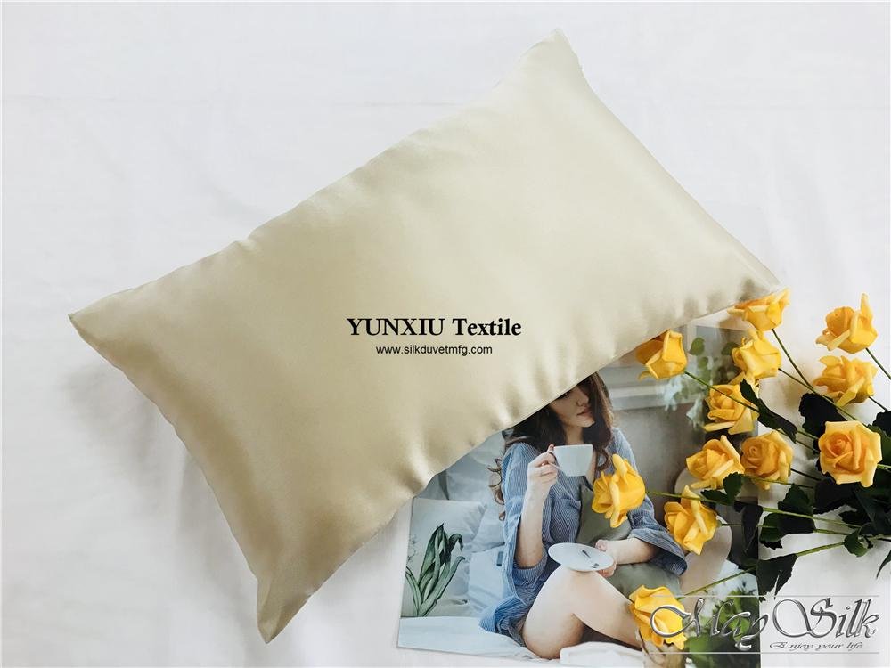 16mm mulberry Silk Pillowcase with high quality No MOQ good for hair and skin