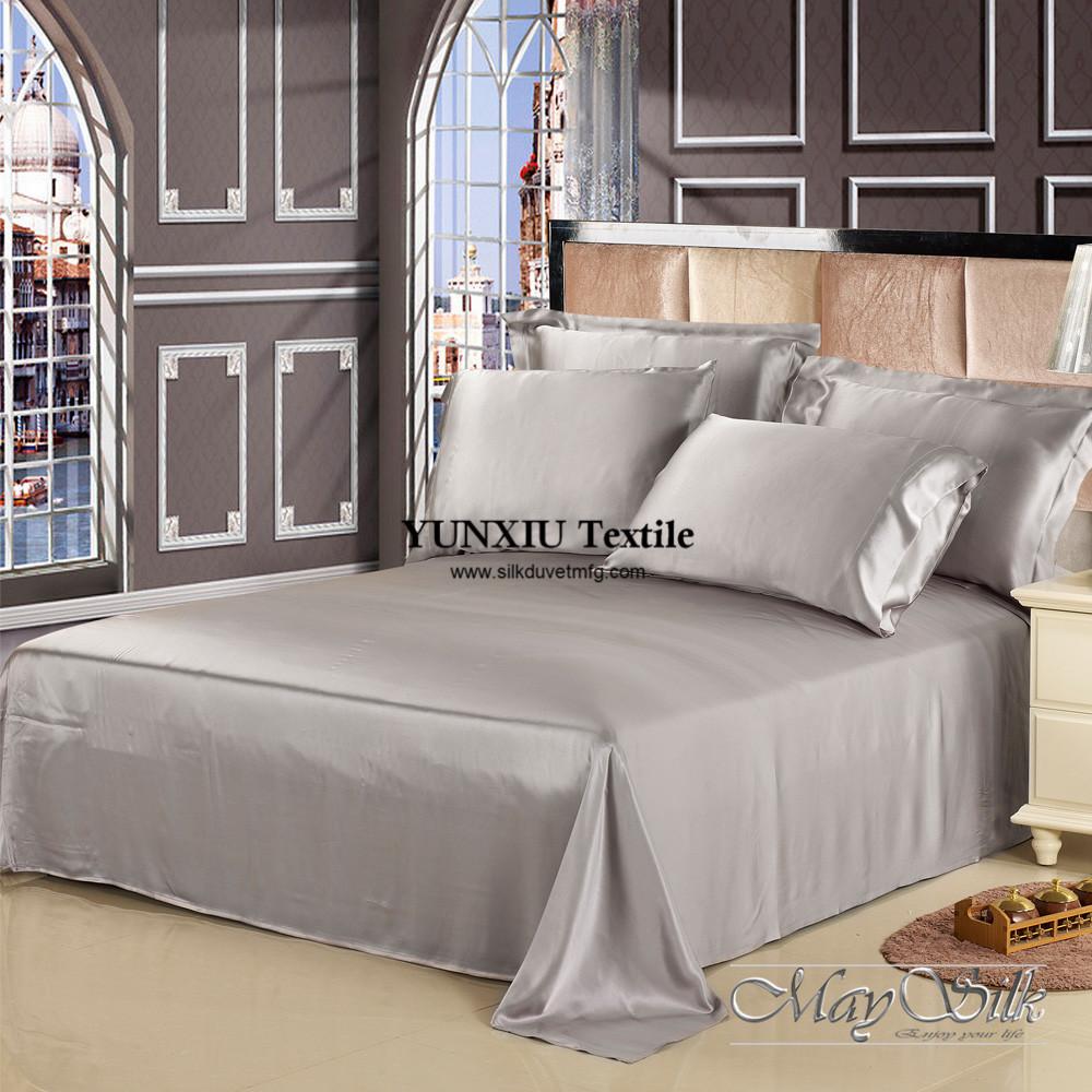 19mm mulberry Silk flat sheet with finest quality good for skin (China