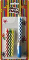 Multi Colored Singing Birthday Candle Paraffin Wax Material Non Toxic 3.14 Inch  1