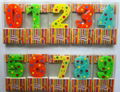 Color Dots Number Birthday Candles 1