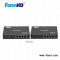 FOXUN 1080P 120M HDMI exender over IP with 4XRJ45 port 2