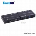 FOXUN  4K HDMI+USB KVM Extender over IP/Fiber 2