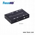 FOXUN  4K HDMI+USB KVM Extender over IP/Fiber 3