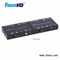 FOXUN  4K HDMI+USB KVM Extender over IP/Fiber 4