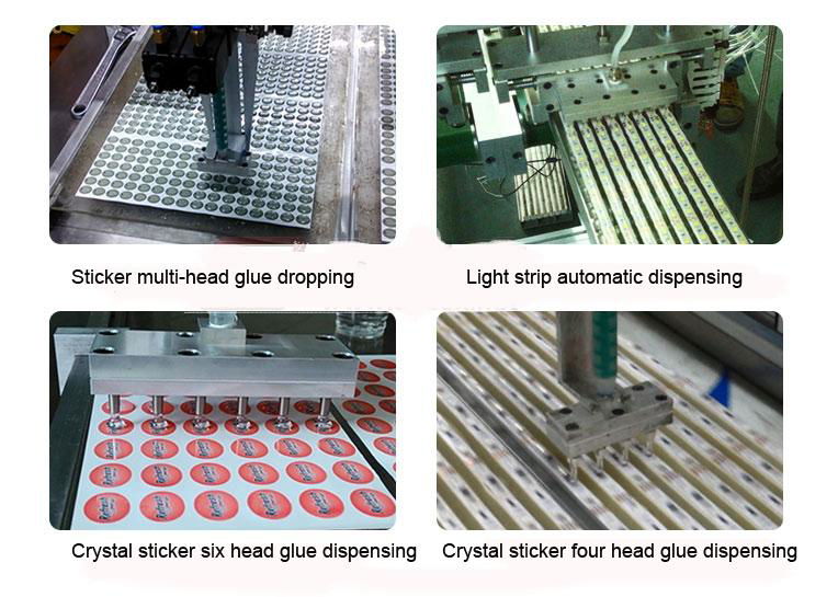 LED soft belt Automatic dispenser Glue dropping Machine  2