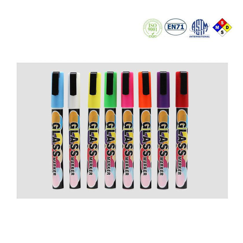 White Chalkboard Marker 10mm Liquid Blackboard Chalk Markers Pens FL