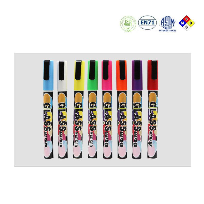 White Chalkboard Marker 10mm Liquid Blackboard Chalk Markers Pens 3