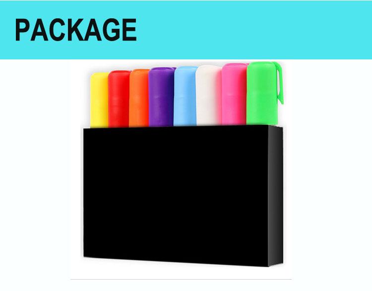 White Chalkboard Marker 10mm Liquid Blackboard Chalk Markers Pens FL
