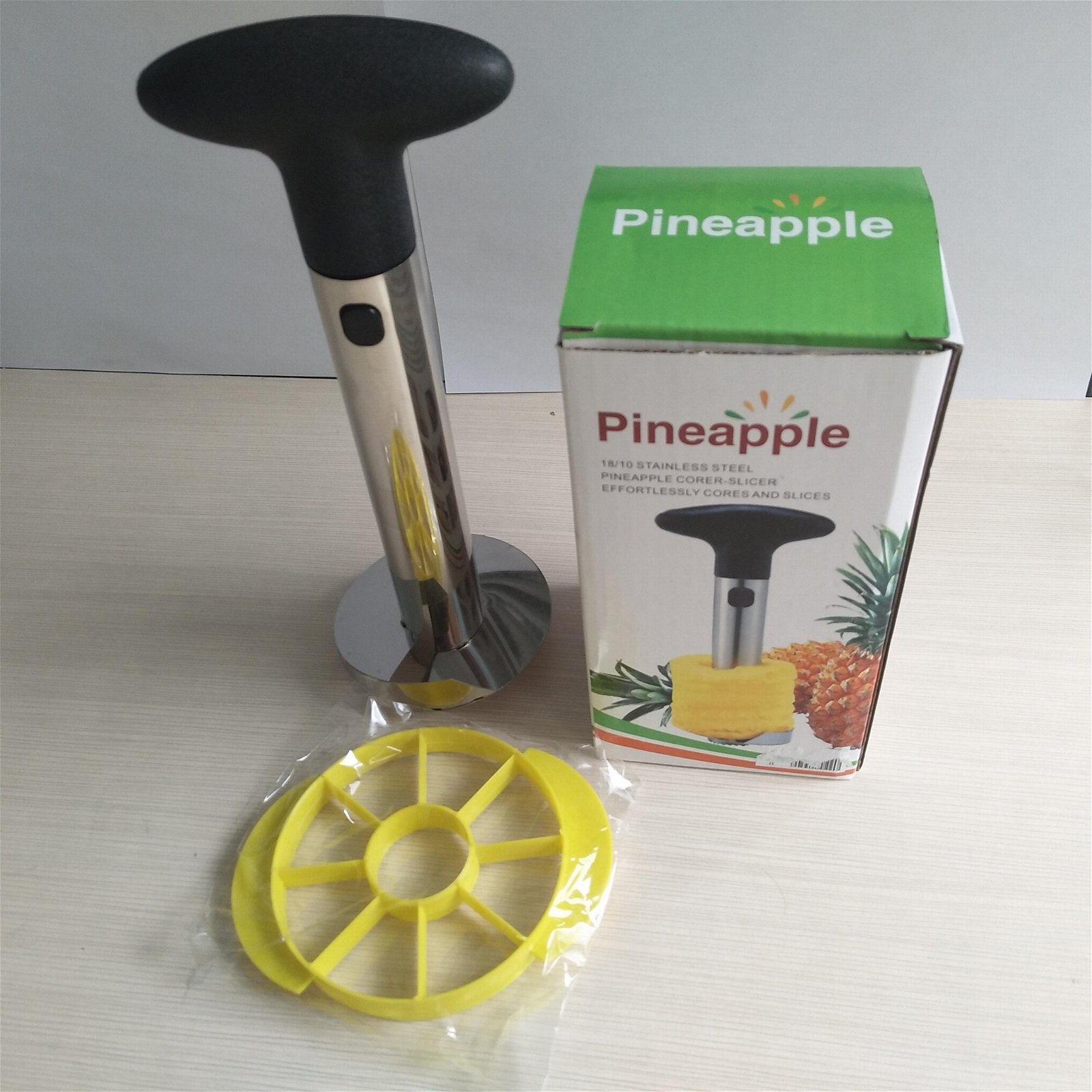 pineapple corer and slicer amazon best Stainless Steel pineapple peeler cutter E