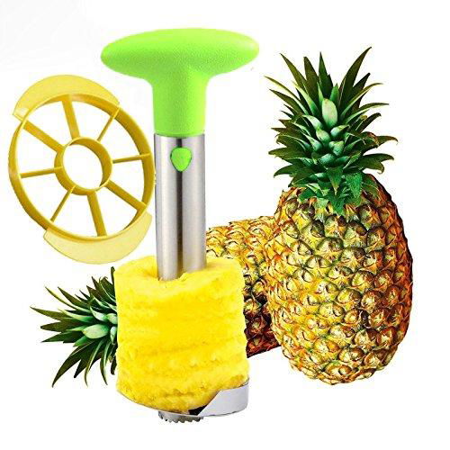 pineapple corer and slicer amazon best Stainless Steel pineapple peeler cutter E 4