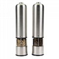 Premium Electric Salt And Pepper Grinder Set Stainless Steel Salt Pepper Grinder 3