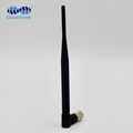 Rubber duck dual band antenna for router