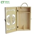 Performance double bottles healthy wood packing box for wine 2