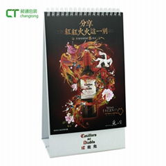 New products most popular vintage style printing table desk calendar