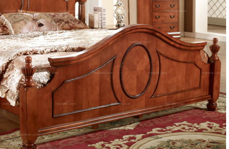 Classical American solid wood bed 5