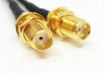 Factory Direct Wholesale SMA Female Bulkhead to SMA Male Right Angle RF Cable As 1