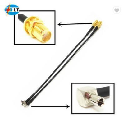 Factory Direct Wholesale SMA Female Bulkhead to SMA Male Right Angle RF Cable As 2