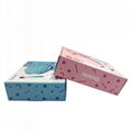 2018 Cute rigid corrugated blue color packaging box for kid bento box 6