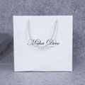 Custom cheap white gift luxury gift paper bag 1